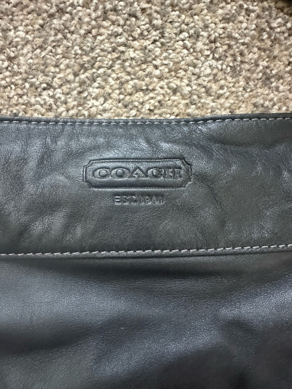 Coach Purse- all leather, worn once! - Picture 3 of 10
